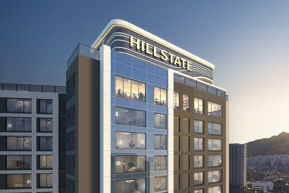 현대건설, 업계 최초 이주 없이 주거 가치 올리는 신사업 본격화 신사업을 통해 개선된 외관 투시도